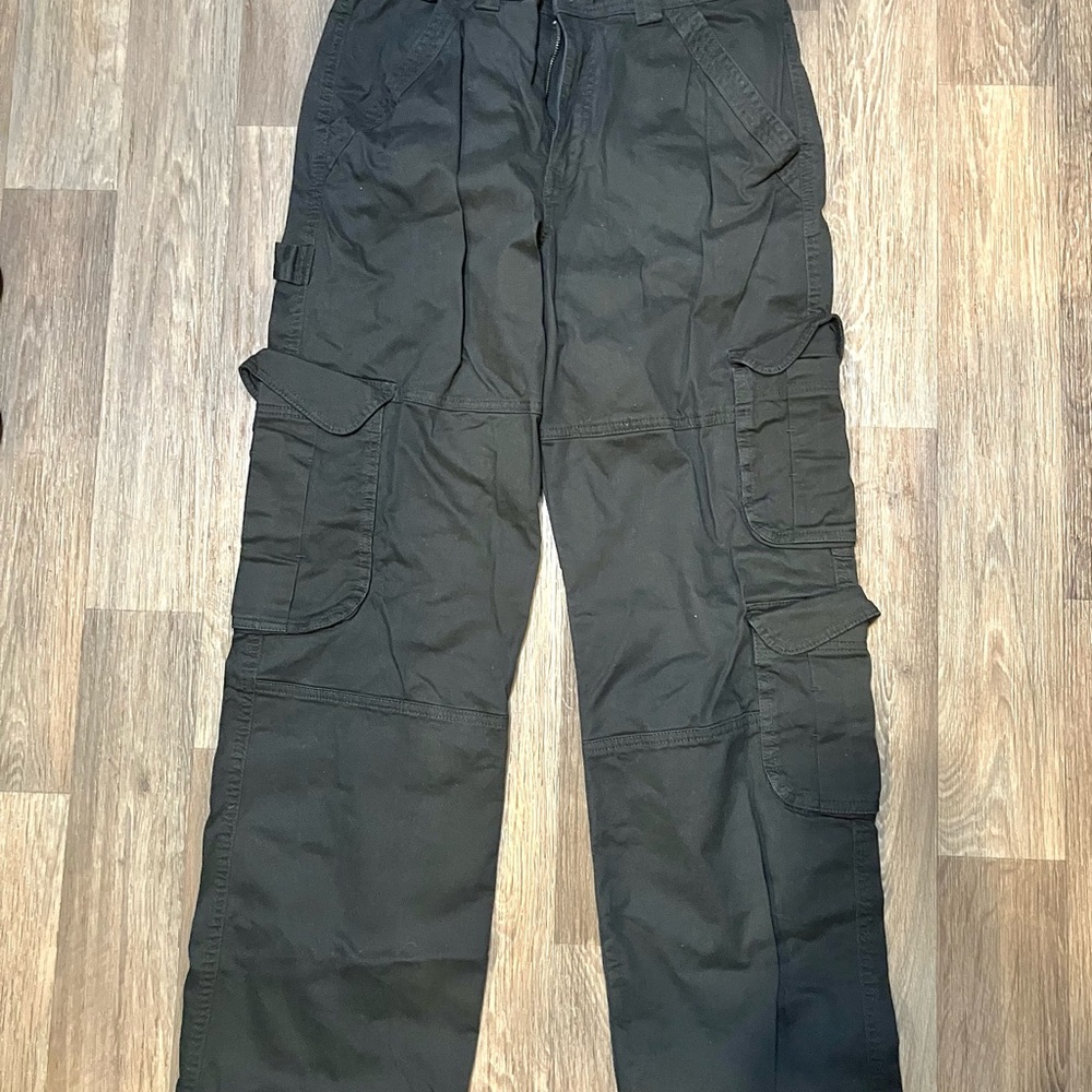 Abercrombie & Fitch Black Cargo Pants